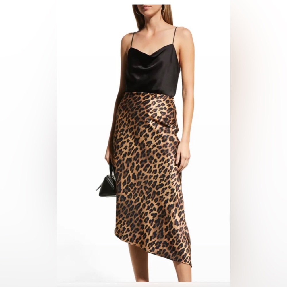 Anthropology leopard skirt